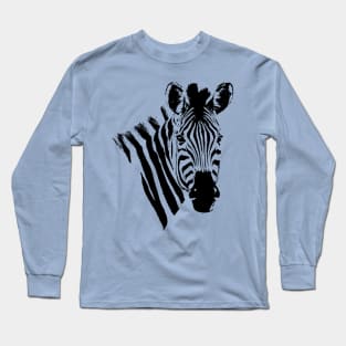 Zebra Close-up | African Wildlife Long Sleeve T-Shirt